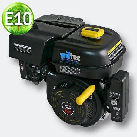 Wiltec LIFAN 168 Benzinmotor 4,8kW (6,5PS) 19,05mm mit E-Start Kartmotor 92408