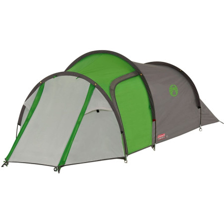 COLEMAN Cortes 2 Tente Tunnel pour Les Festivals Vert/Gris