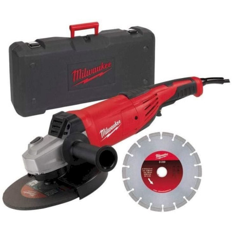 MILWAUKEE Meuleuse 230mm 2200W - AG22-230D-SET - 4933440292