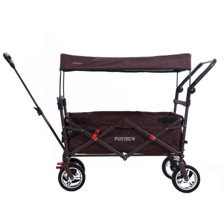 FX-CT700 Chariot de Jardin Pliable pour Enfants, Transport, Plage, Ville, Forêt, à Tirer ou à Pousser, Capacité De Charge 75