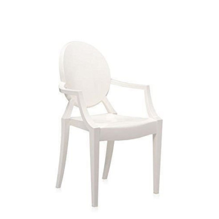 Kartell 4852E5 Stuhl, 94 x 54 x 55 cm, Plastik weiÃÂ