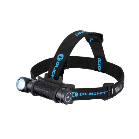 Olight Perun 2 - Lampe frontale puissante, rechargeable et orientable, noir