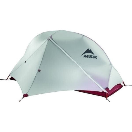 MSR Hubba NX - - gris/rouge tente igloo