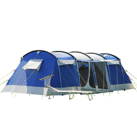 Skandika Montana 8 Sleeper Camping Familienzelt 8 Personen blau