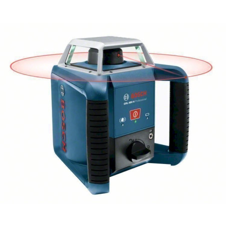 Bosch GRL 400 H Laser rotatif + recepteur LR 1 dans coffret + mire de chantier GR 240 + trépied BT 170 HD