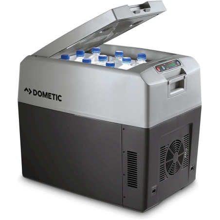 Dometic TC 35FL- glacière électrique portable pour voiture 12/24 V et 230 V, mini ré­fri­gé­ra­teur chaud/ froid, 33