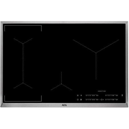 AEG IKE84445XB Autarkes Induktionskochfeld Glaskeramik 4 Kochfelder schwarz