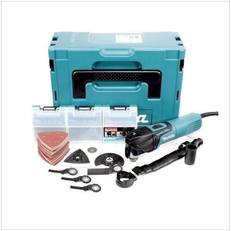 Makita TM3010CX5J Mul­ti­funk­ti­ons­werk­zeug mit 320 Watt + Set im Makpac