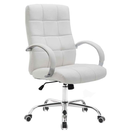 CLP Mikos fauteuil de bureau avec accoudoirs blanc