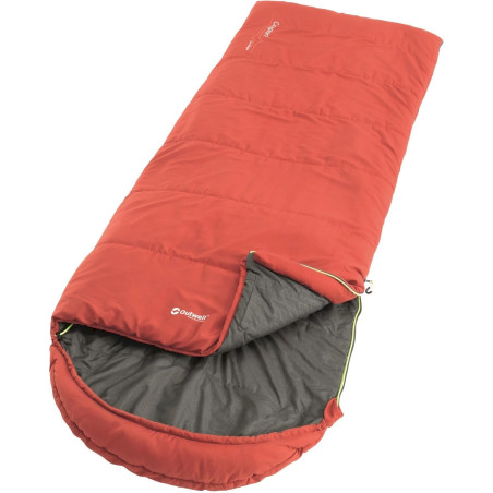 Outwell Campion Lux sac de couchage syn­thé­tique rouge