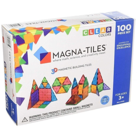 Magna-Tiles Translucent Colors 100 pieces