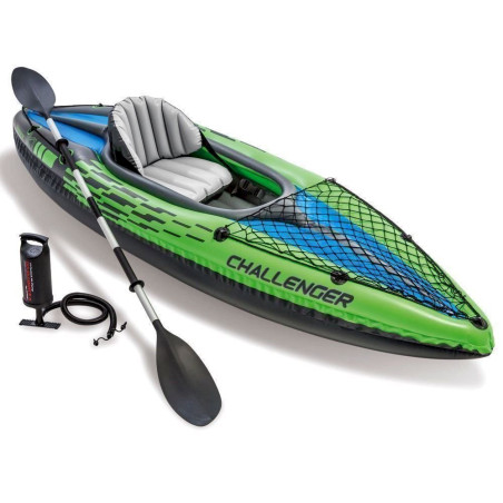 Intex Auf­blas­ba­res Kayak Challenger K1 274 x 76 x 33 cm 68305NP