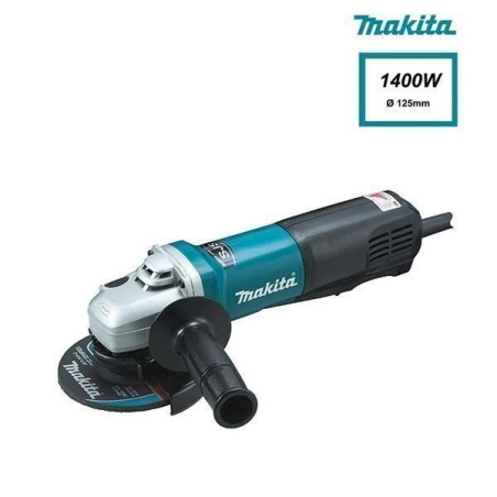 Makita Win­kel­schlei­fer 9565PVC, 125 mm, Kon­stan­t­e­lek­tro­nik, Sanft­an­lauf