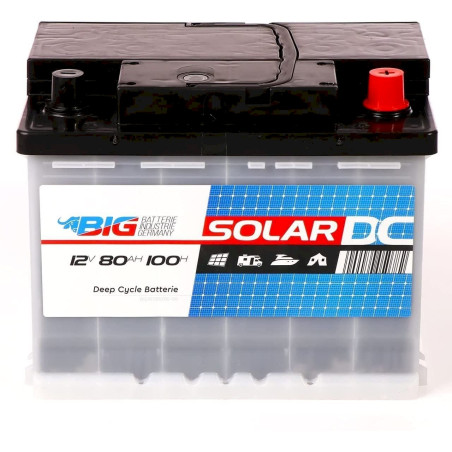 BIG Solar-Power Batterie DC 12V 80Ah C100 DIN 95502