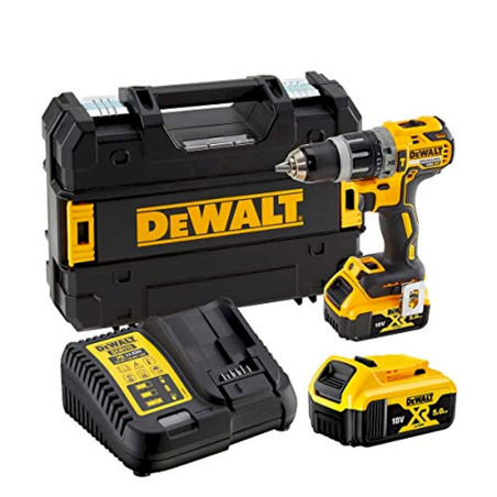 DeWalt DCD796P2-QW Akku-Schlagbohrschrauber (2 x 5Ah Akku + Ladegerät)