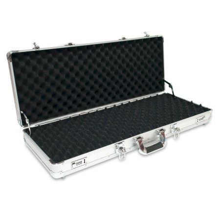 DEMA 20850 Valise alu transport arme instrument de musique int. 800 x 300 x 90 mm