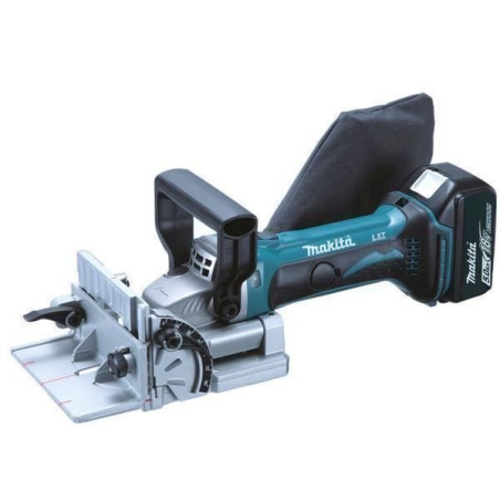 Makita Ak­ku-Nut­frä­se DPJ180RTJ, 18 Volt blau/ schwarz, Gr.3, 2x Li-Io­nen-Ak­ku (5,0Ah)