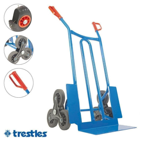 TRESTLES S01HS blau Profi Treppensteiger Transportkarre Sackkarre Treppensackkar