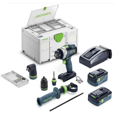 Festool Akku-Schlagbohrschrauber QUADRIVE TPC 18/4 5,0/4,0 I-Set 577621