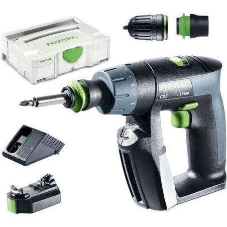 Festool Ak­ku-Bohr­schrau­ber CXS Li 2,6-Plus im Systainer SYS 1 TL - 564531