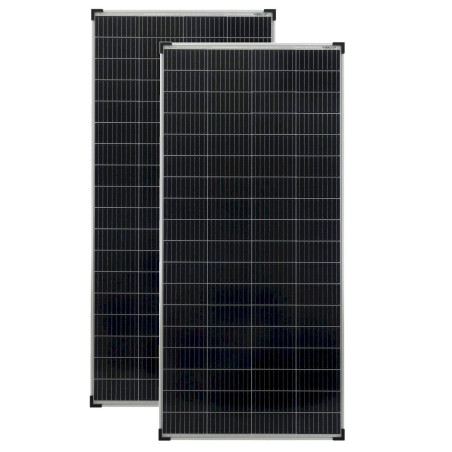 Solartronics Solarmodule 2 Stück 180 Watt 36V Mono Solarpanele Solarzellen 1510x670x35