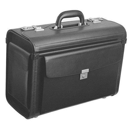 Alumaxx valise de pilote neuf d039B pU synthétique noir 46 cm/lefox-dermata