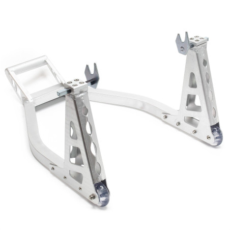 WilTec Béquille d’atelier roue Arrière Aluminium Lève- moto Support levage