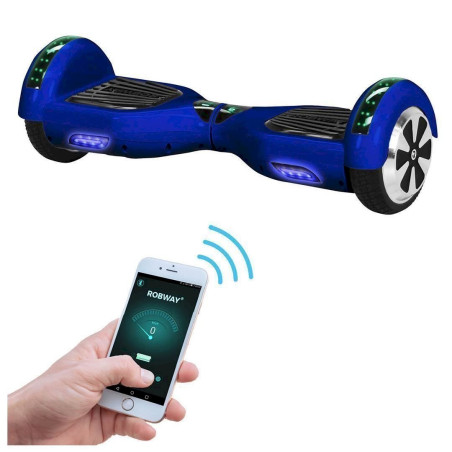 Hoverboard ROBWAY W1 E-Balance Board Scooter Elektro Roller Smart Self Balance (Blau)