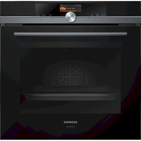 Siemens studioLine HB876G8B6 Pyrolyse Backofen blackSteel - inkl. 5 JAHRE GARANTIE , EEK: A