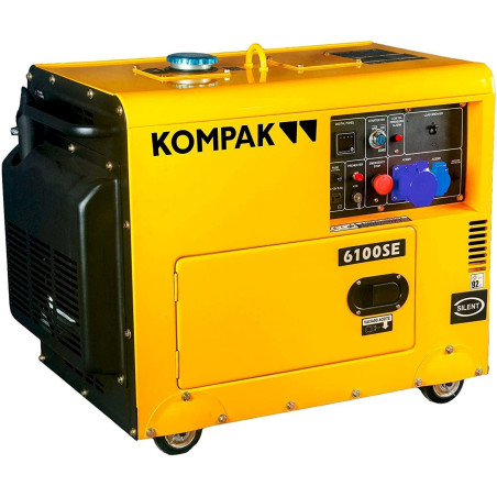 KOMPAK 6100SE Diesel Not-Stromaggregat Stromerzeuger 5.500 W