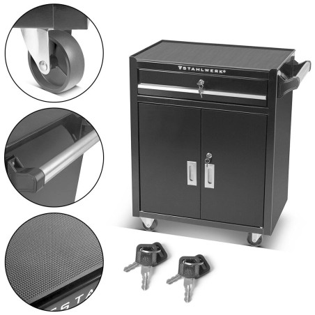 STAHLWERK Armoire à outils WS-680 ST, non équipée, verrouillable