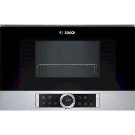 Bosch BEL634GS1 four micro-ondes encastrable inox avec fonction grill 21L 900W