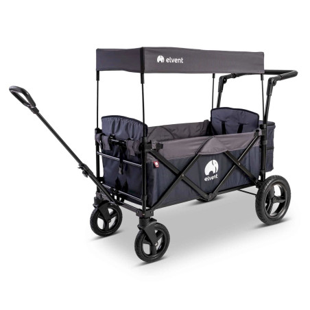 elvent SmartCruiser Premium Bollerwagen faltbar mit Dach - blau