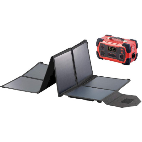 revolt Powerstation & Solar-Generator 800Wh mit faltbarem 100W Solarpanel