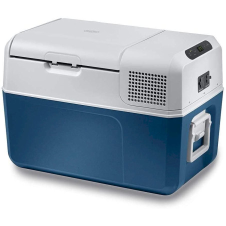 Mobicool MCF32 Glacière à compresseur 31 l, bleu/gris - 12/24 V DC / 100-240 V AC