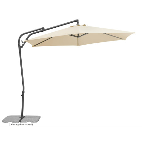 Schneider Am­pel­schirm 'Genua' 300 cm natur Beige