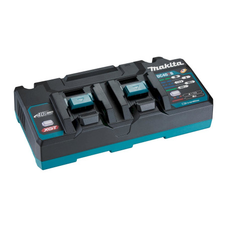 Makita DC40RB double chargeur rapide pour deux batterie XGT 40V max.