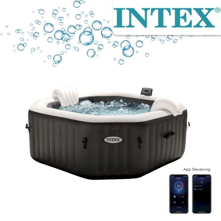 Intex 28458 spa personnel PureSpa Jet & Bubble Deluxe 201×71cm