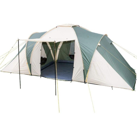 SKANDIKA Tente dôme Daytona Tente familiale pour 6 personnes Beige/Vert