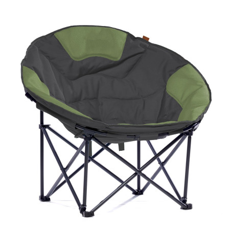 Skandika Campingsessel Moonchair XXL grau/grün Klappsessel Campingstuhl Faltstuhl