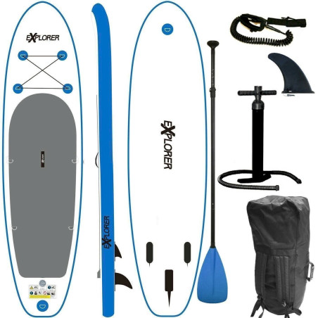 Explorer 23302 SUP Board Stand Up Paddle Surfboard aufblasbar Paddel ISUP ALF2 305 cm