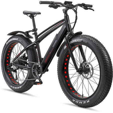 Telefunken E-Bike FM350 Fatbike Schwarz