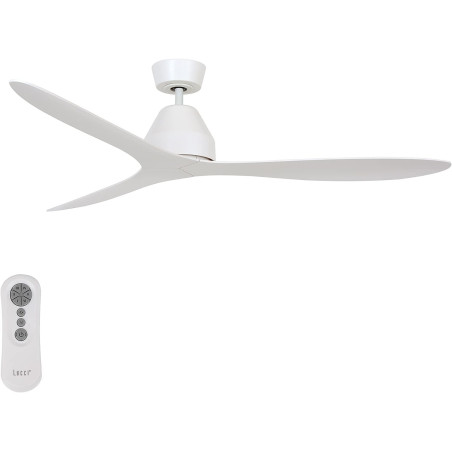 Lucci Air Whitehaven Energiespar Deckenventilator 142 cm Weiß