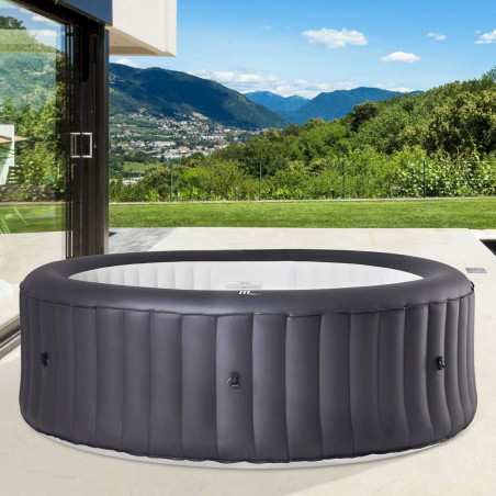 Brast MSpa Whirlpool aufblasbar RIMBA 6 Personen In-Outdoor Pool Heizung