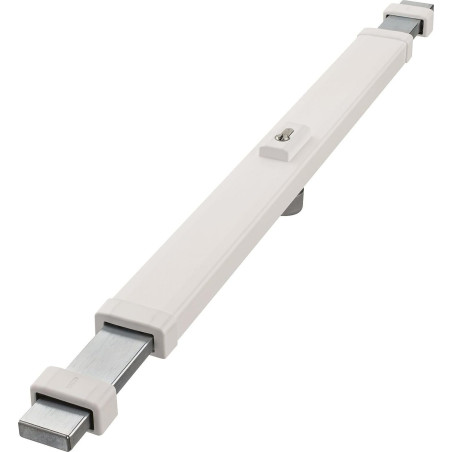 ABUS PR2800 barre transversale blindée 735-980mm avec cylindre blanc