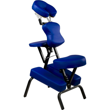 MOVIT Chaise de Massage Pliante/Chaise de Tatouage avec Sac Bleu Royal