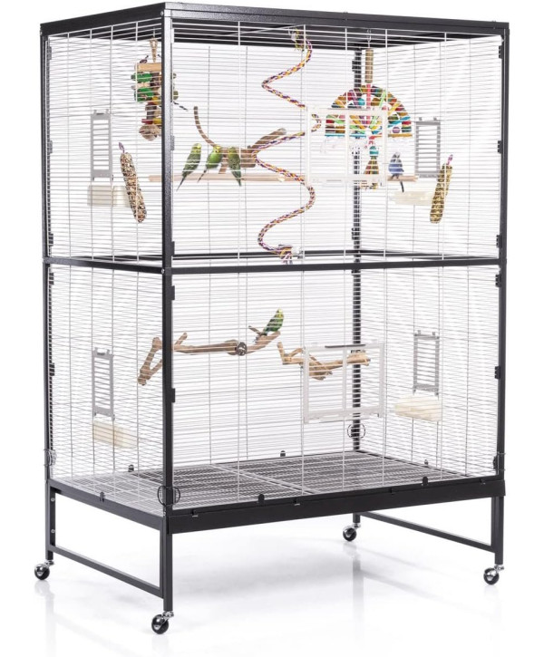 Montana Cages Casa 120 Vogelvoliere Antik-Platinum