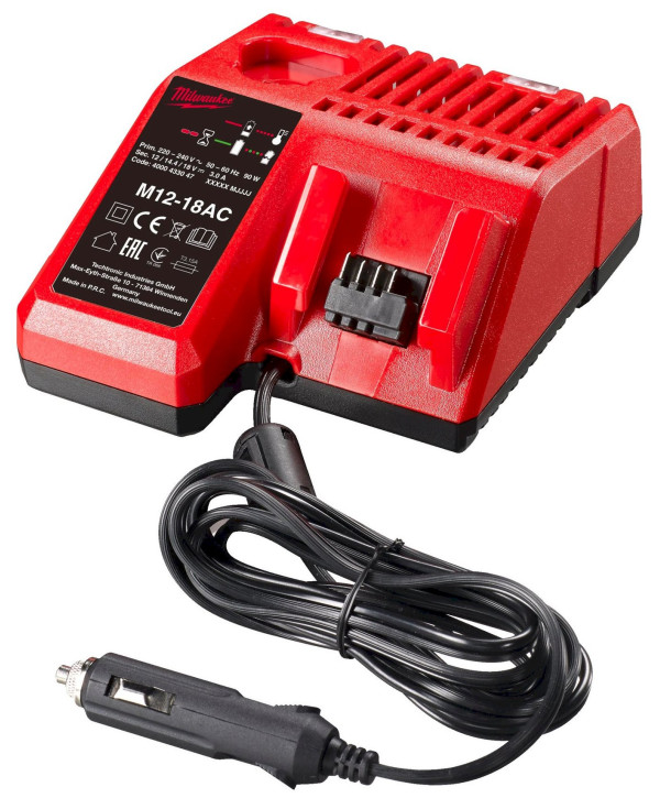 Milwaukee M12-18 AC chargeur de voiture