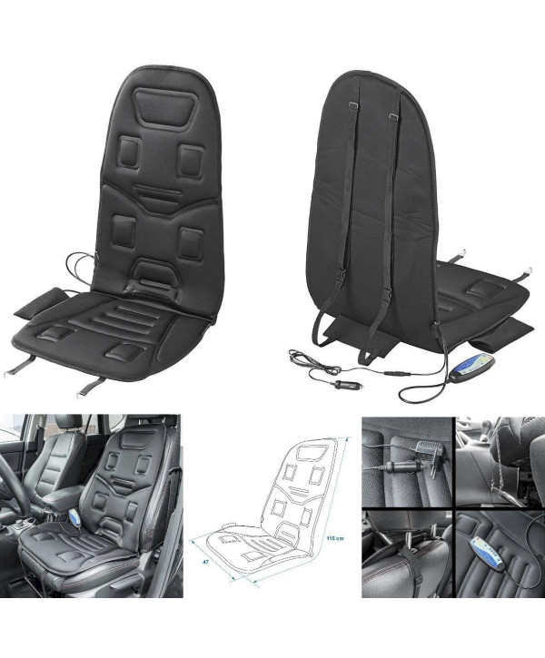 Auto Sitzheizung 3 Heizstufen 12V Massage beheizbares Heizkissen Sitzauflage PKW