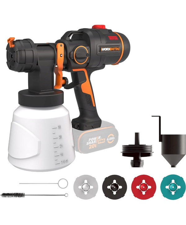 WORX WX020.9 Nitro Akku-Farbsprühsystem 20V ohne Akku & Ladegerät